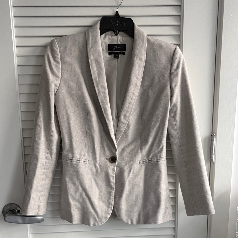 J. Crew Women's Light Tan Blazer